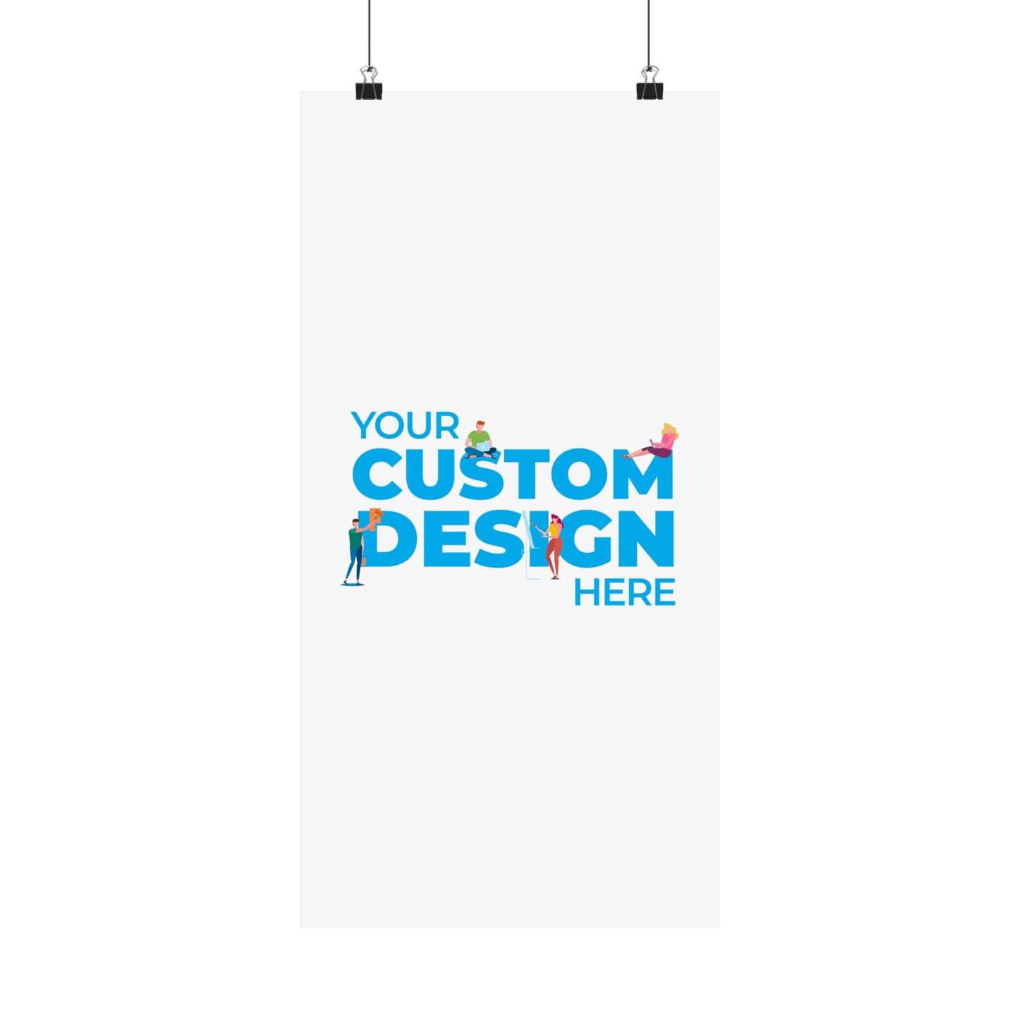 Custom Matte Vertical Posters