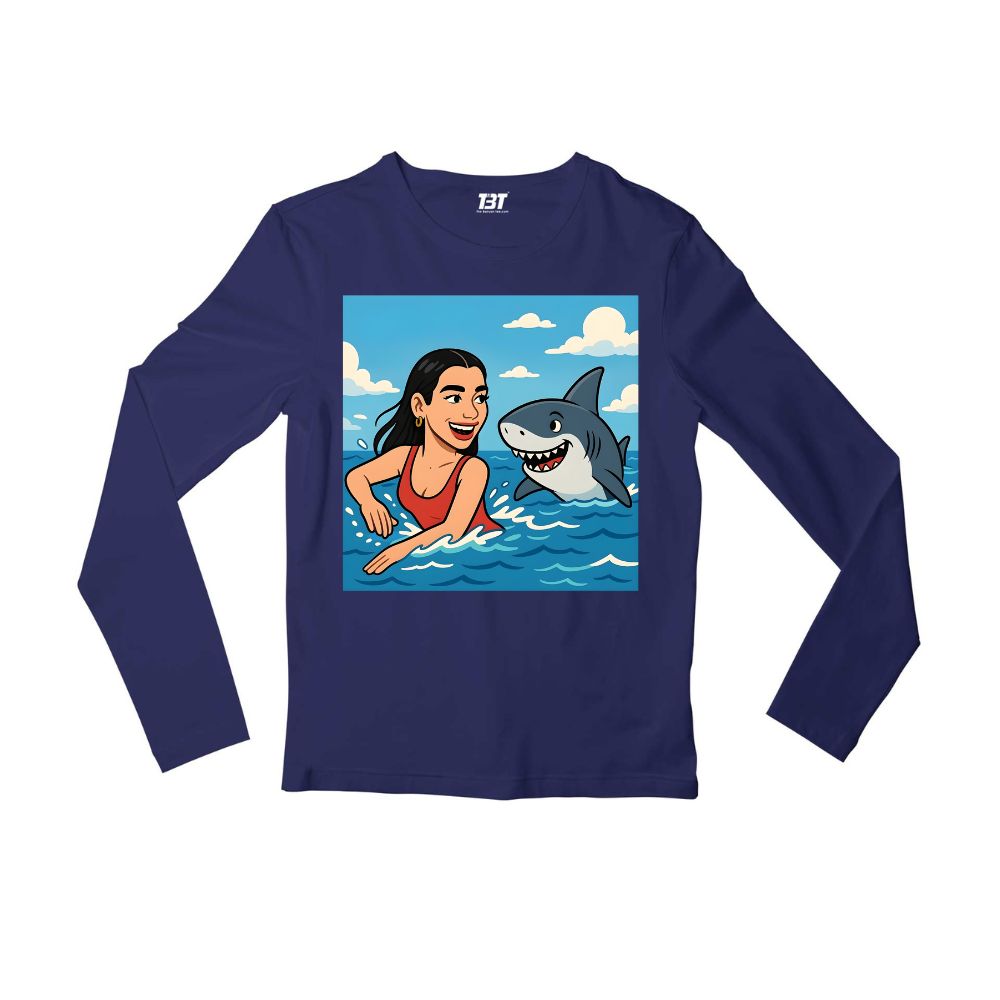 dua lipa optimism under pressure full sleeves long sleeves music band buy online united states usa the banyan tee tbt men women girls boys unisex navy 