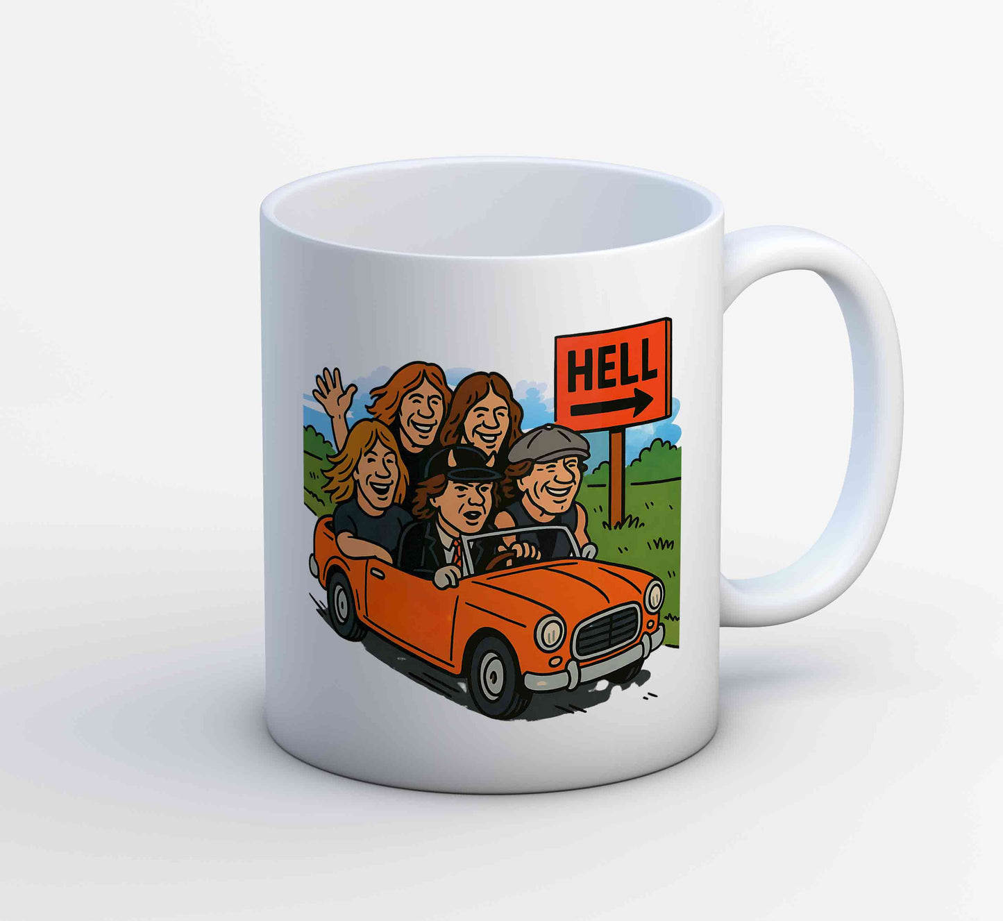 ac/dc highway to hell mug coffee ceramic music band buy online usa united states of america the banyan tee tbt men women girls boys unisex