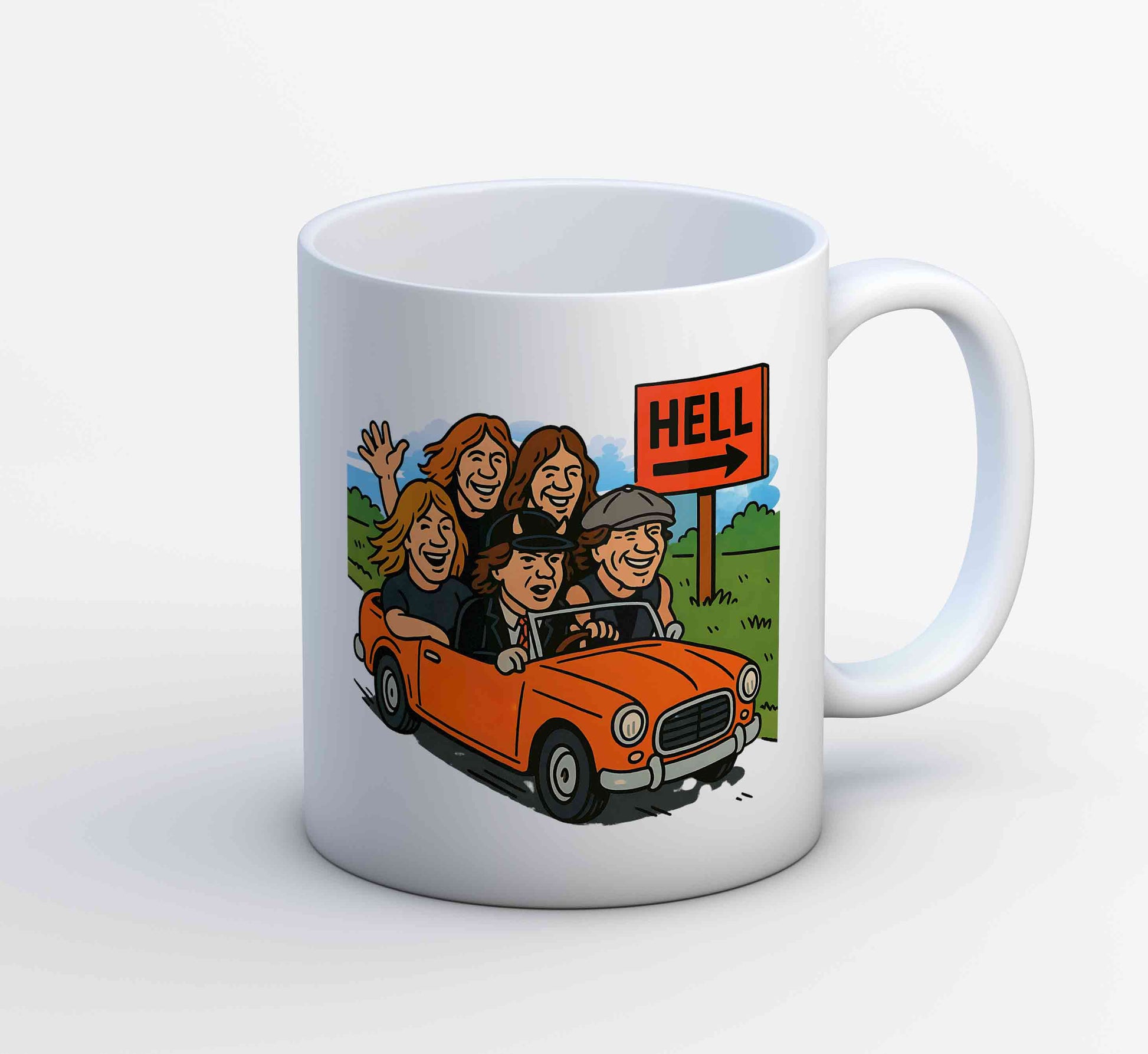 ac/dc highway to hell mug coffee ceramic music band buy online usa united states of america the banyan tee tbt men women girls boys unisex