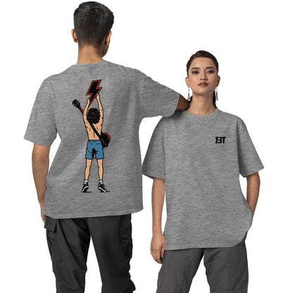 AC-DC-Oversized-T-Shirt-The high voltage hero