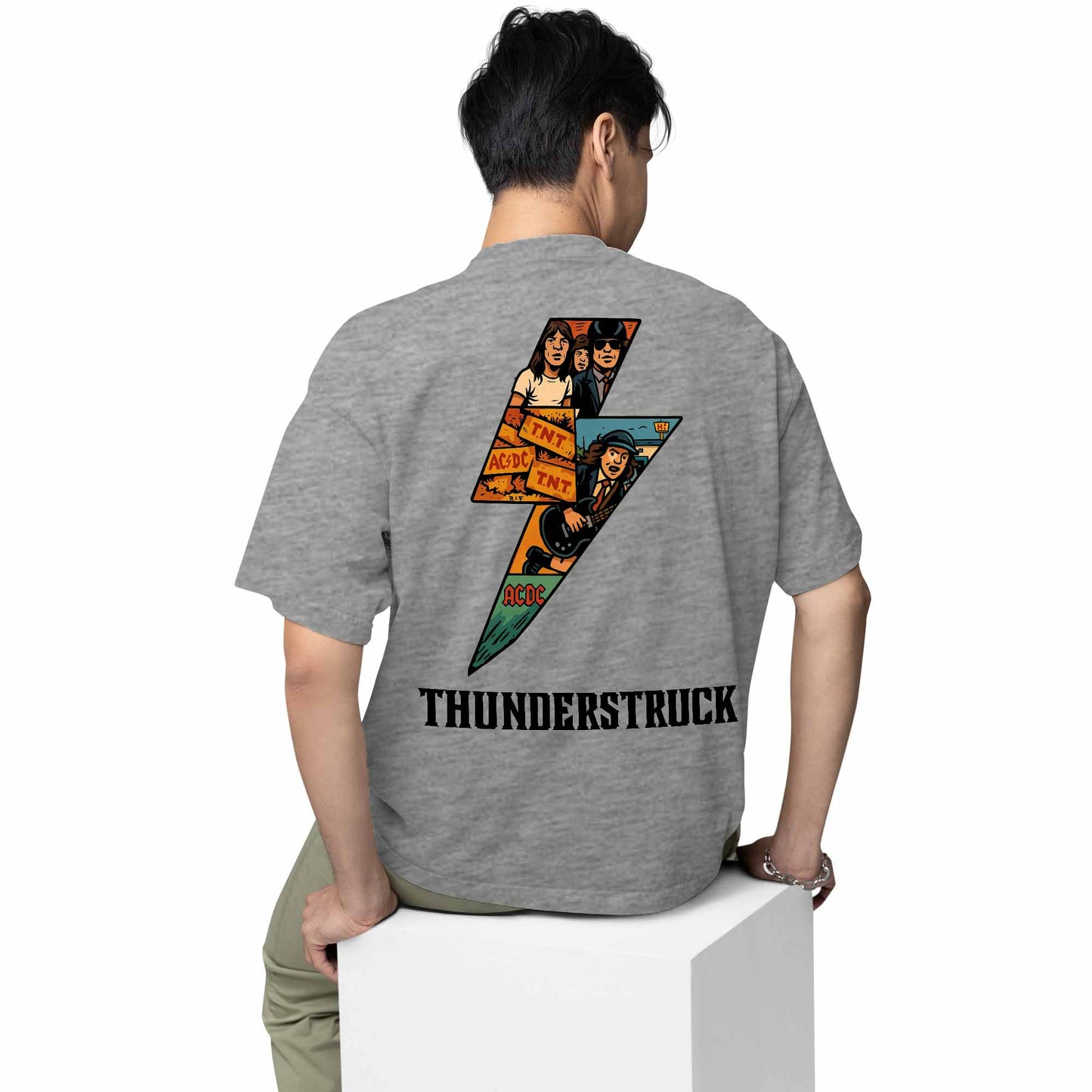 Oversized T shirt - Thunderstruck