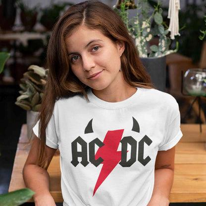 ac/dc rock t-shirt music band buy online usa united states the banyan tee tbt men women girls boys unisex white