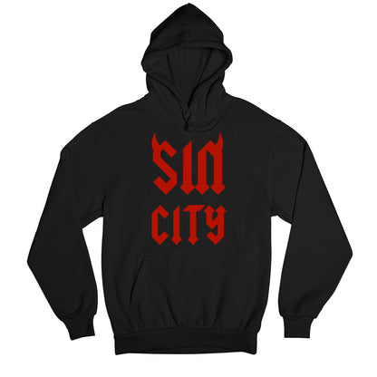 ac/dc sin city hoodie hooded sweatshirt winterwear music band buy online united states usa the banyan tee tbt men women girls boys unisex black