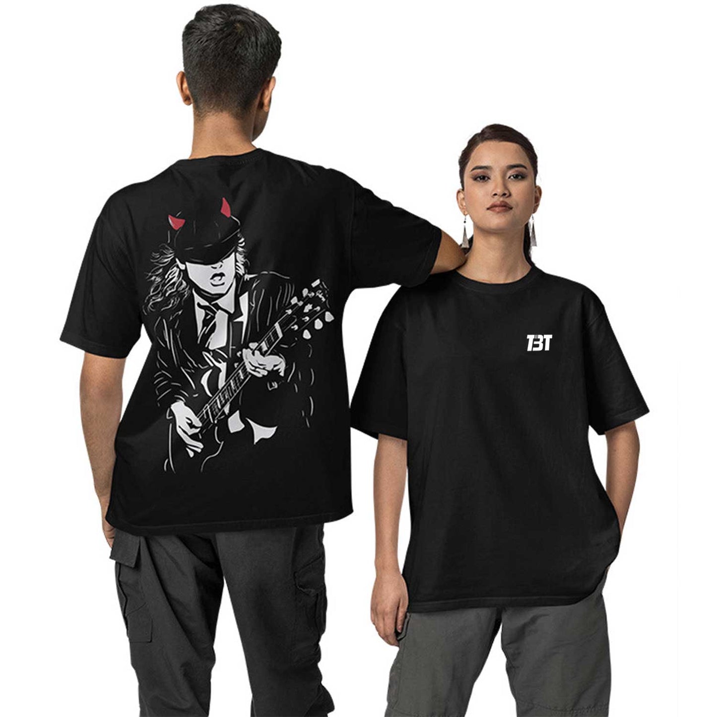 Oversized T shirt - Thunderous Melodies - Angus