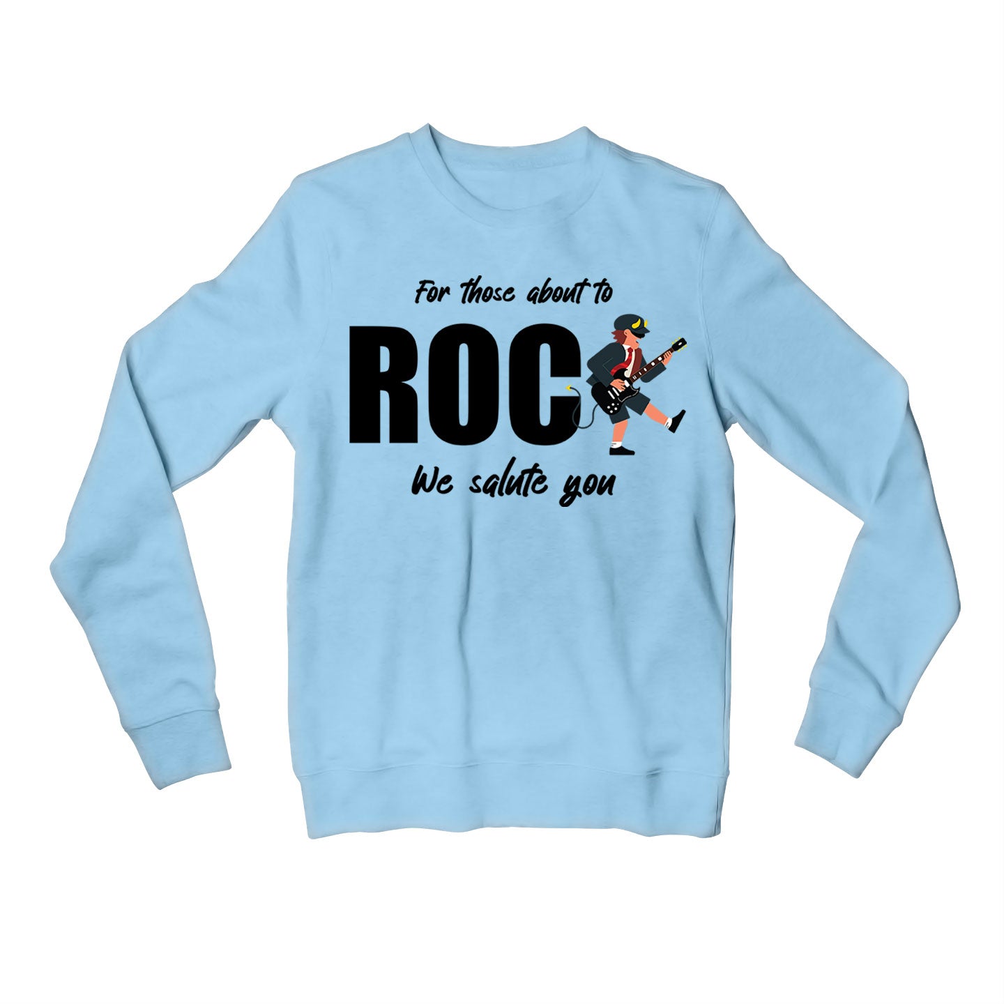 ac/dc for those about to rock sweatshirt upper winterwear music band buy online united states of america usa the banyan tee tbt men women girls boys unisex gray