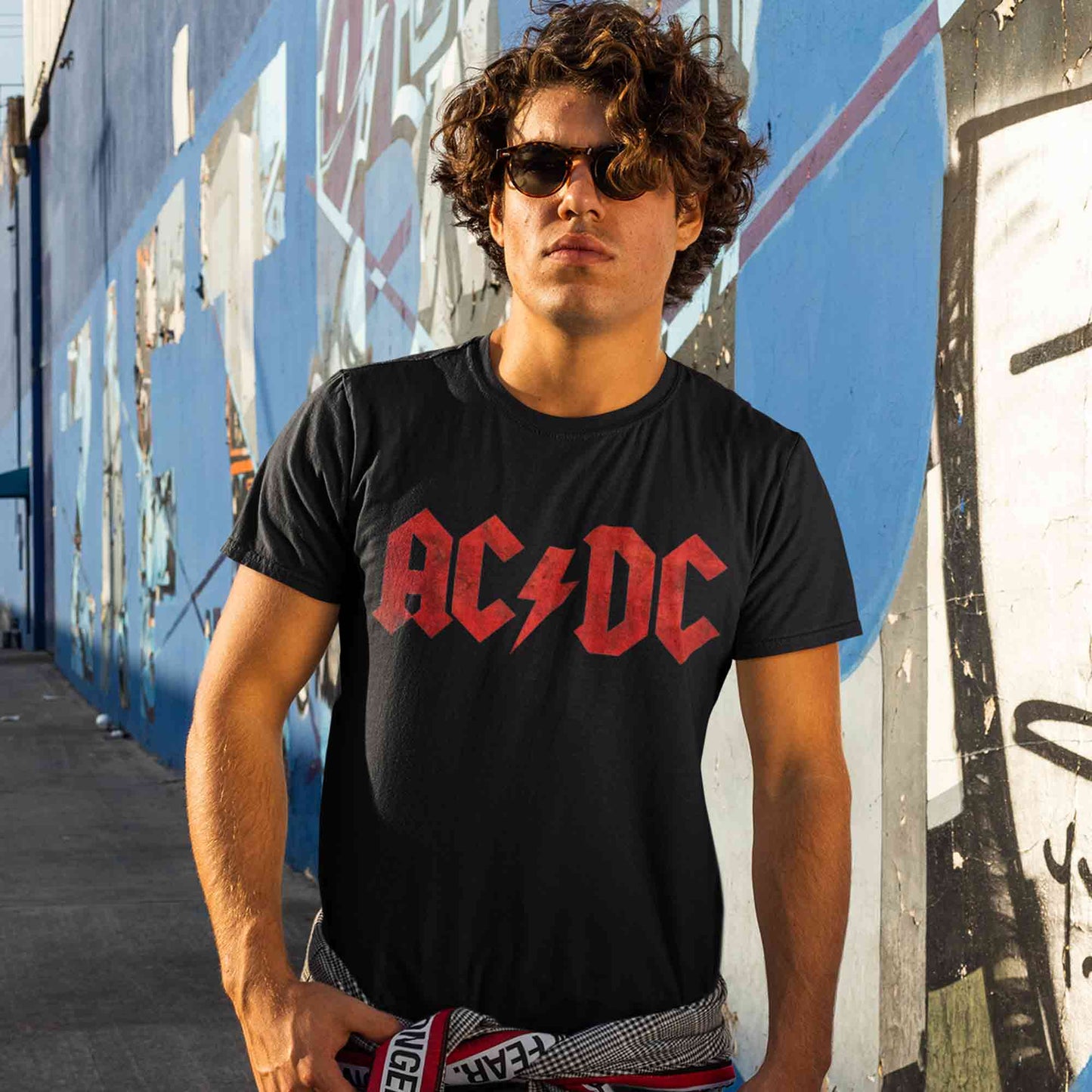 ac/dc rock t-shirt music band buy online usa united states the banyan tee tbt men women girls boys unisex black