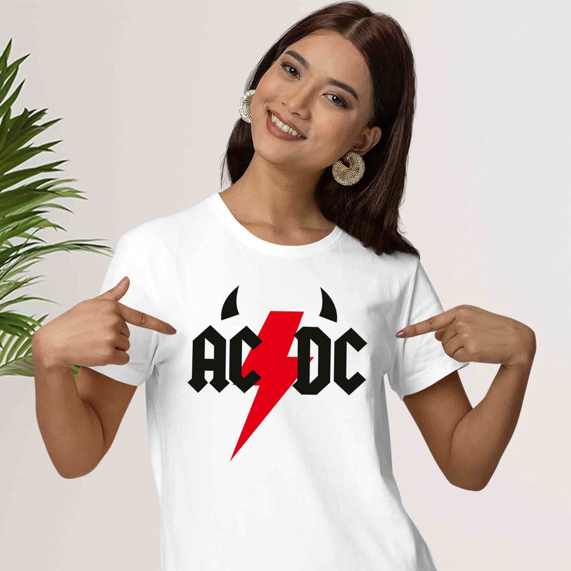 ac/dc rock t-shirt music band buy online united states of america usa the banyan tee tbt men women girls boys unisex white