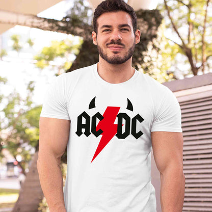 ac/dc rock t-shirt music band buy online united states of america usa the banyan tee tbt men women girls boys unisex white