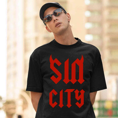 ac/dc sin city t-shirt music band buy online united states of america usa the banyan tee tbt men women girls boys unisex black