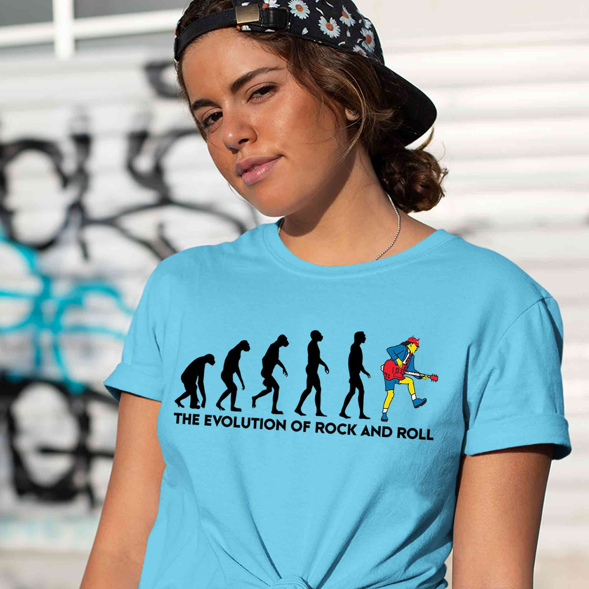 AC/DC T shirt - The Evolution Of Rock And Roll 100% Cotton | Soft