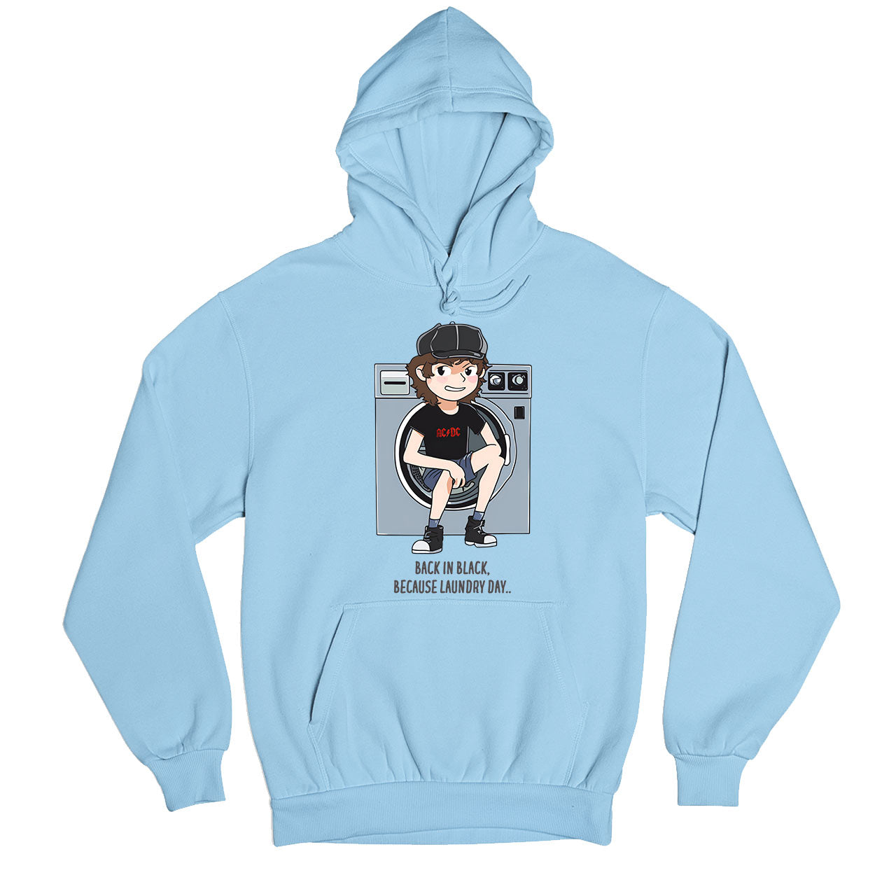 AC/DC Hoodie - Back In Black Meme – The Banyan Tee