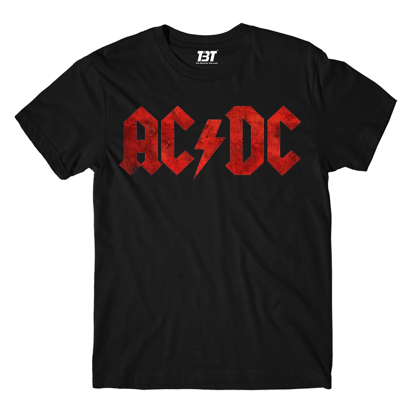 ac/dc rock t-shirt music band buy online usa united states the banyan tee tbt men women girls boys unisex black