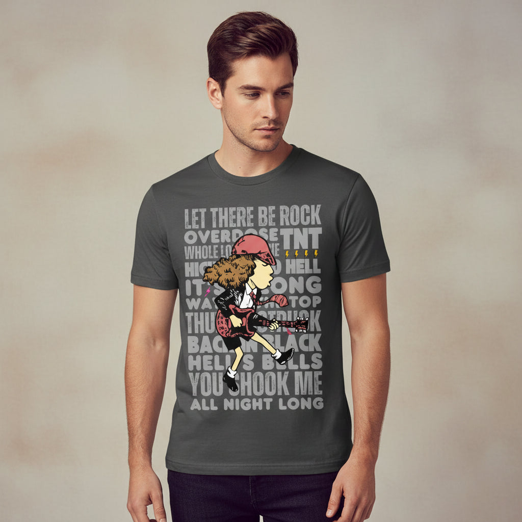 ac/dc rock anthems t-shirt music band buy online united states of america usa the banyan tee tbt men women girls boys unisex steel grey