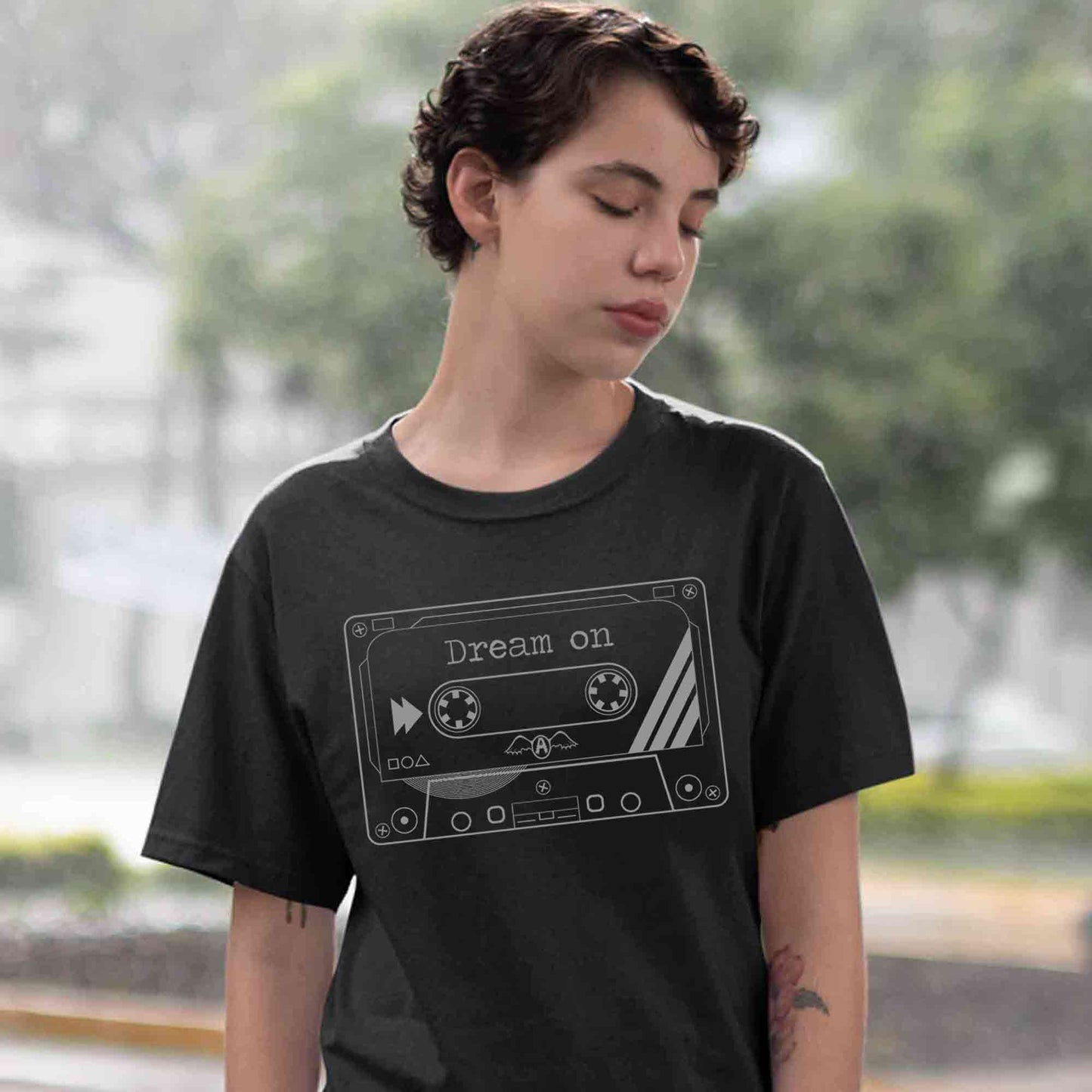 aerosmith dream on t-shirt music band buy online united states of america usa the banyan tee tbt men women girls boys unisex black