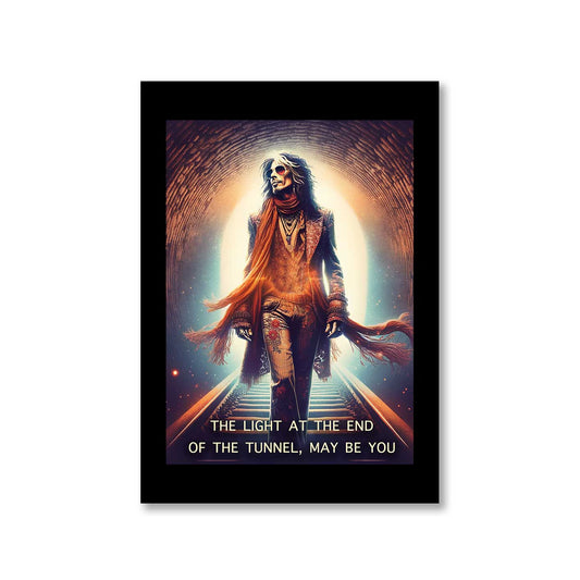 aerosmith amazing - light at the end of the tunnel poster wall art buy online united states of america usa the banyan tee tbt a4