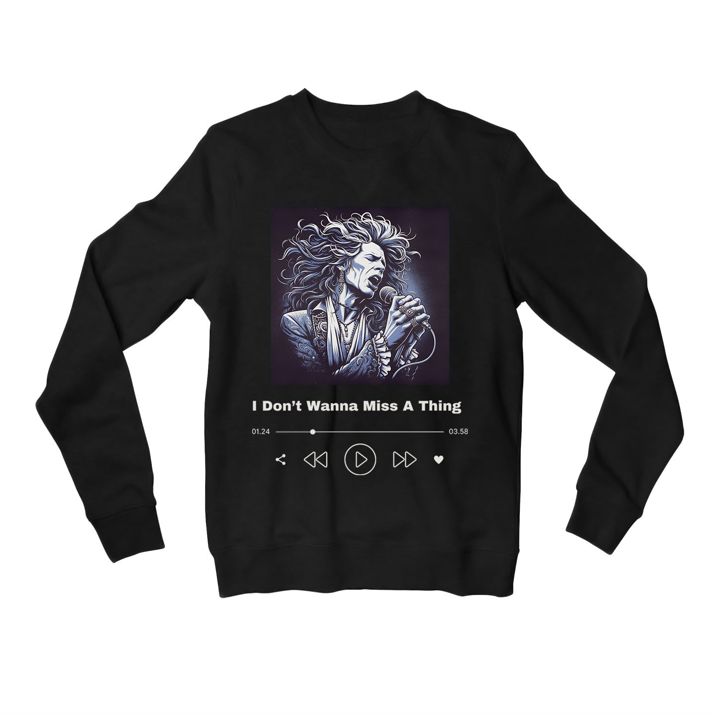 aerosmith don't wanna miss a thing sweatshirt upper winterwear music band buy online united states usa the banyan tee tbt men women girls boys unisex black
