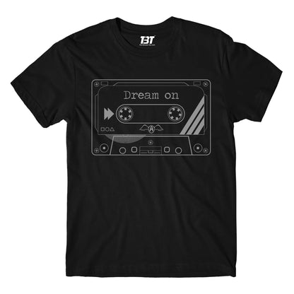 aerosmith dream on t-shirt music band buy online united states of america usa the banyan tee tbt men women girls boys unisex black