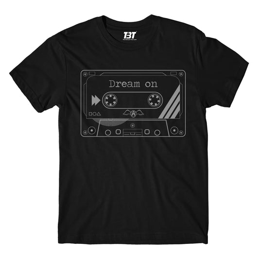 aerosmith dream on t-shirt music band buy online united states of america usa the banyan tee tbt men women girls boys unisex black