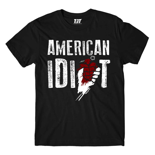 green day american idiot t-shirt music band buy online united states of america usa the banyan tee tbt men women girls boys unisex black