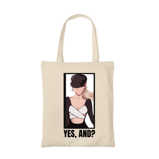 ariana grande yes and tote bag music band buy online united states of america usa the banyan tee tbt men women girls boys unisex