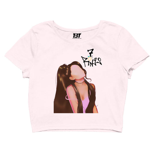 ariana grande 7 rings crop top music band buy online united states of america usa the banyan tee tbt men women girls boys unisex lavender