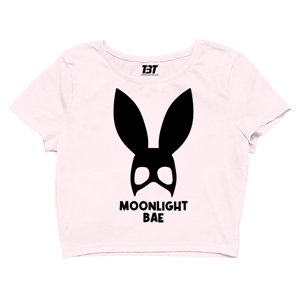 ariana grande moonlight bae crop top music band buy online united states of america usa the banyan tee tbt men women girls boys unisex baby pink