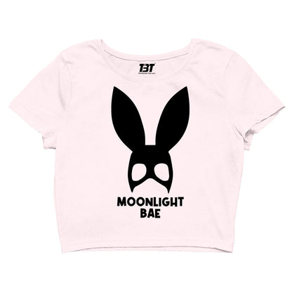 ariana grande moonlight bae crop top music band buy online united states of america usa the banyan tee tbt men women girls boys unisex baby pink