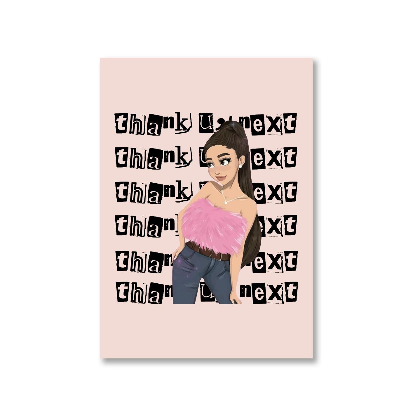 ariana grande thank u next poster wall art buy online united states of america usa the banyan tee tbt a4