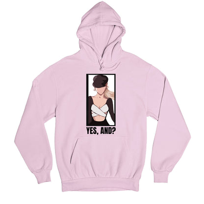 ariana grande yes and hoodie hooded sweatshirt winterwear music band buy online united states of america usa the banyan tee tbt men women girls boys unisex baby pink 