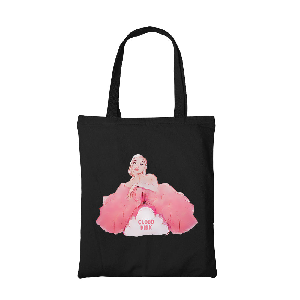 ariana grande cloud pink tote bag music band buy online united states of america usa the banyan tee tbt men women girls boys unisex  