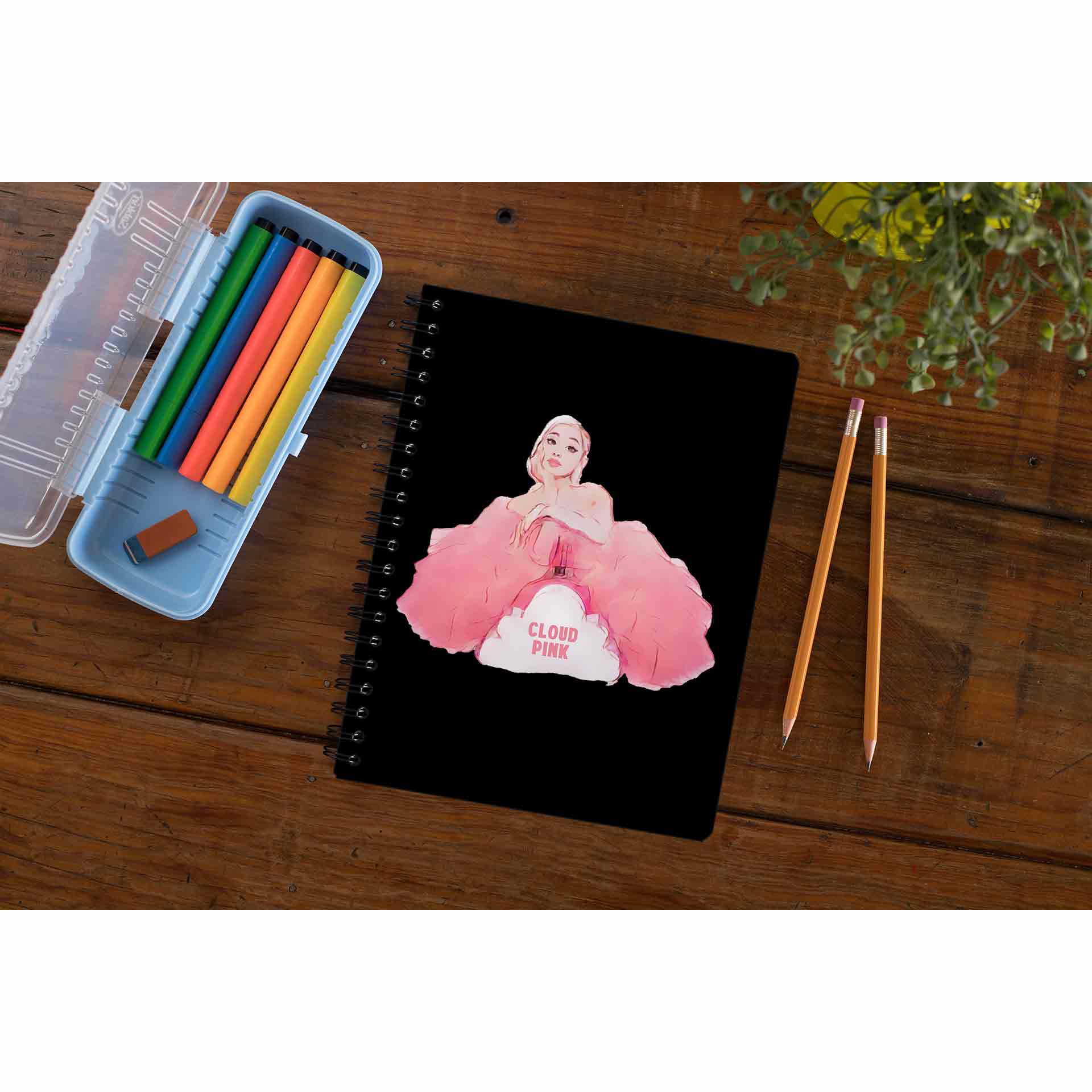 ariana grande cloud pink notebook notepad diary buy online united states of america usa the banyan tee tbt unruled 