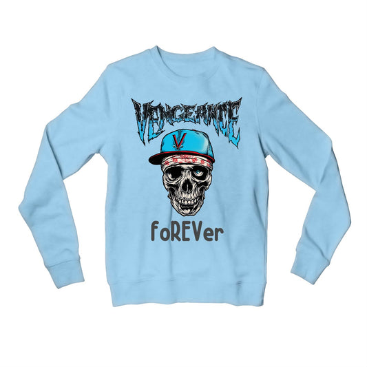 avenged sevenfold vengeance forever sweatshirt upper winterwear music band buy online united states of america usa the banyan tee tbt men women girls boys unisex gray