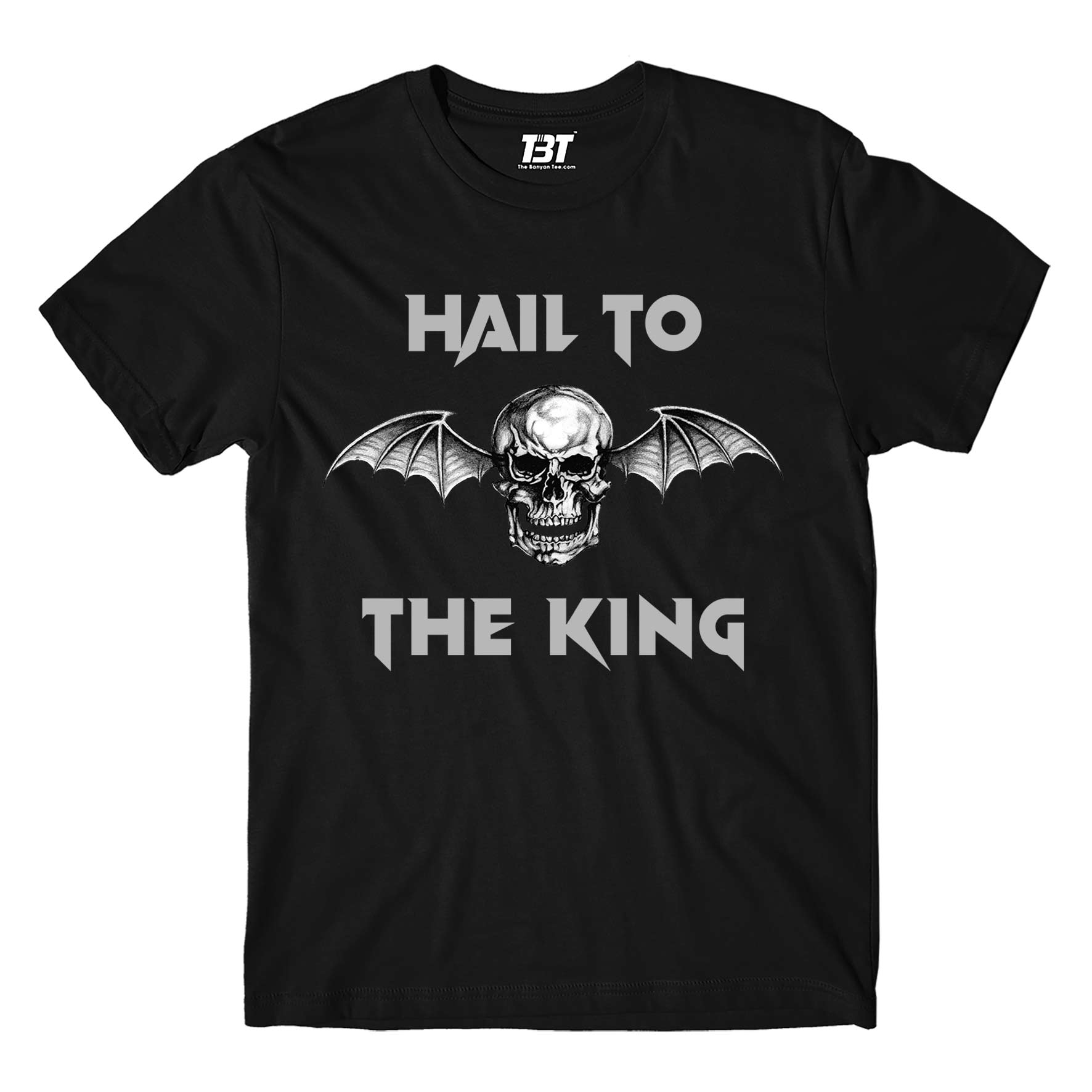 avenged sevenfold hail to the king t-shirt music band buy online usa united states the banyan tee tbt men women girls boys unisex black