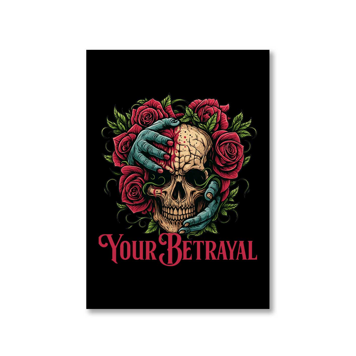 bullet for my valentine your betrayal poster wall art buy online united states of america usa the banyan tee tbt a4