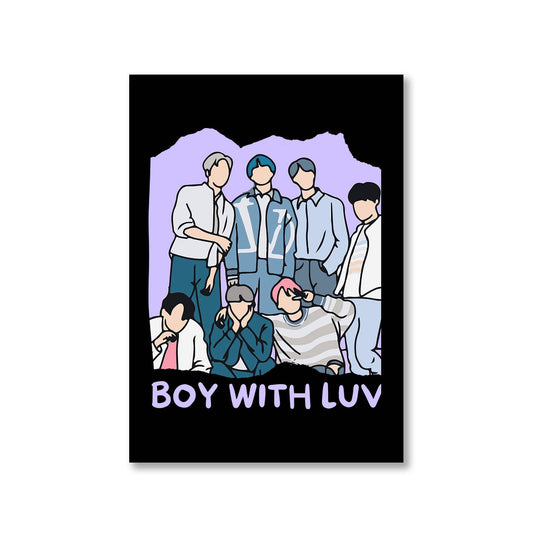 bts boy with luv poster wall art buy online united states of america usa the banyan tee tbt a4 