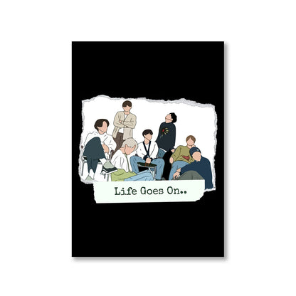 bts life goes on poster wall art buy online united states of america usa the banyan tee tbt a4 