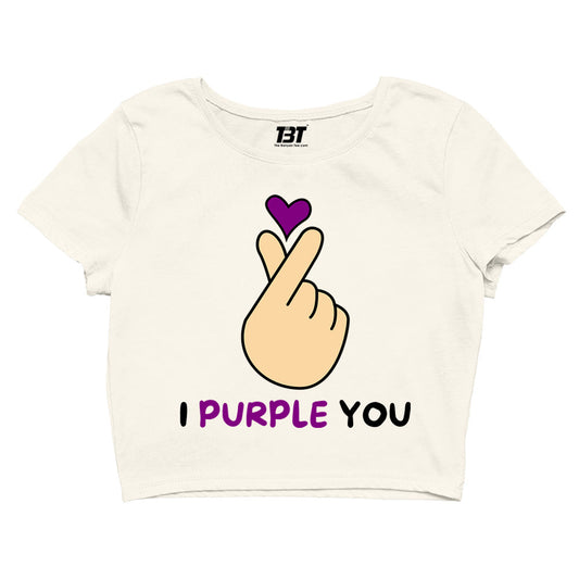 bts i purple you crop top music band buy online united states of america usa the banyan tee tbt men women girls boys unisex xs