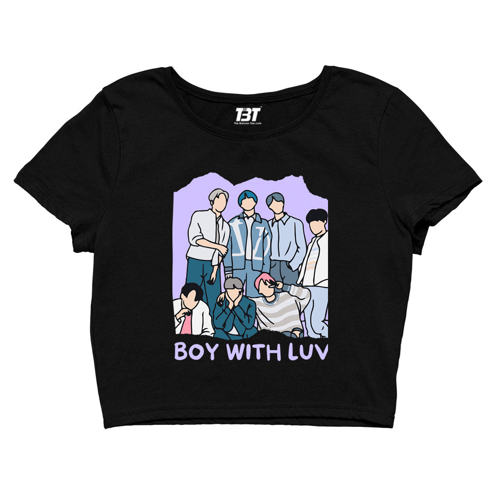 bts boy with luv crop top music band buy online united states of america usa the banyan tee tbt men women girls boys unisex xs