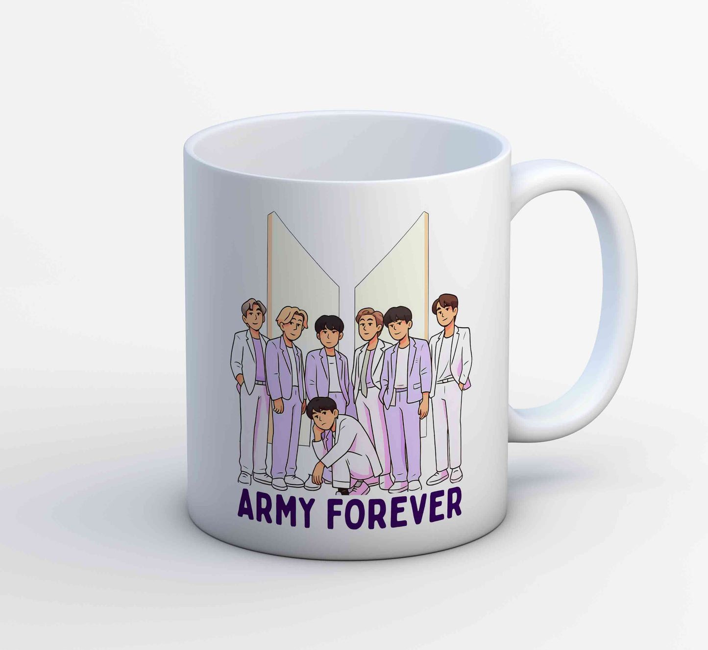 bts army forever mug coffee ceramic music band buy online united states of america usa the banyan tee tbt men women girls boys unisex