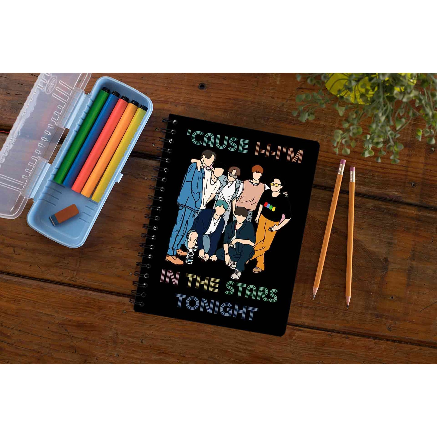 BTS Notebook Notebooks Diary Diaries Notepad The Banyan Tee TBT K Pop Bangtan Boys