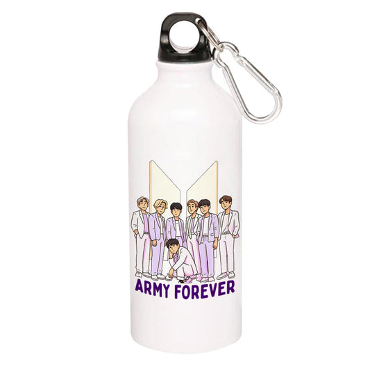 bts army forever sipper steel water bottle flask gym shaker music band buy online india the banyan tee tbt men women girls boys unisex