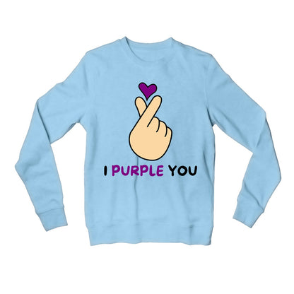 bts i purple you sweatshirt upper winterwear music band buy online united states usa the banyan tee tbt men women girls boys unisex baby blue