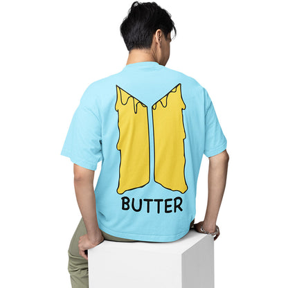 bts oversized t shirt - butter music t-shirt baby blue buy online india the banyan tee tbt men women girls boys unisex