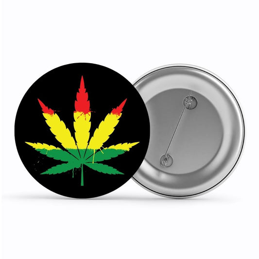 bob marley unity leaf badge pin button music band buy online united states usa the banyan tee tbt men women girls boys unisex  
