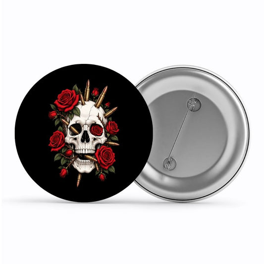 guns n' roses bullet bloom badge pin button music band buy online united states usa the banyan tee tbt men women girls boys unisex  