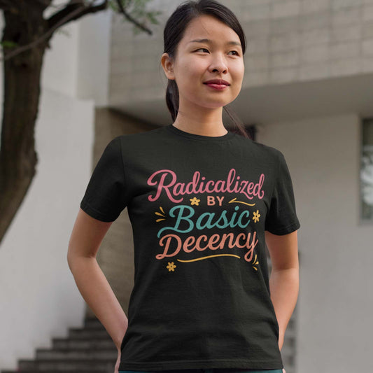 graphic basic decency t-shirt printed graphic stylish buy online united states usa the banyan tee tbt men women girls boys unisex black 