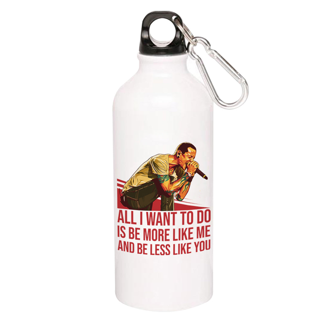 linkin park be more like me sipper steel water bottle flask gym shaker music band buy online india the banyan tee tbt men women girls boys unisex