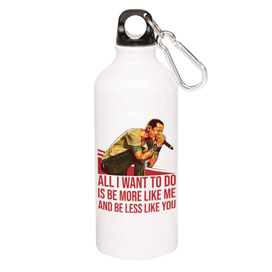 linkin park be more like me sipper steel water bottle flask gym shaker music band buy online india the banyan tee tbt men women girls boys unisex