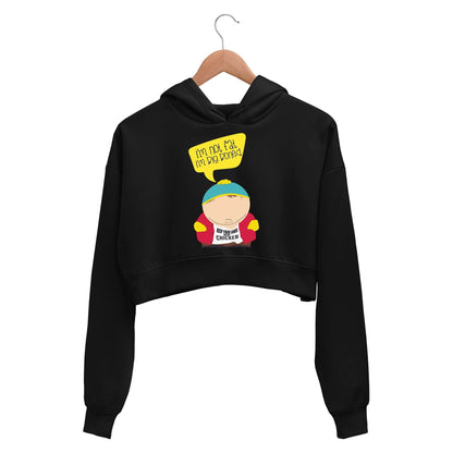 south park big boned crop hoodie hooded sweatshirt upper winterwear tv & movies buy online india the banyan tee tbt men women girls boys unisex black south park kenny cartman stan kyle cartoon character illustration